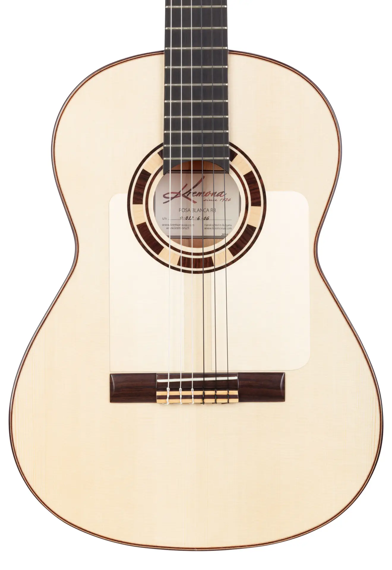 front close up rosa blanca flamenco series kremona