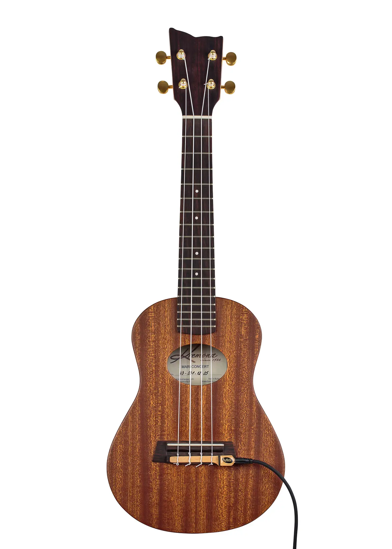kremona ukulele mari concert pickup front